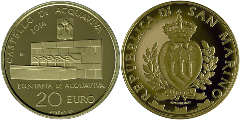 20 Euro Acquaviva San Marino 