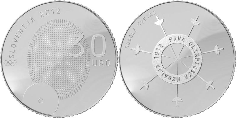 30 Euro Medaillen Slowenien 