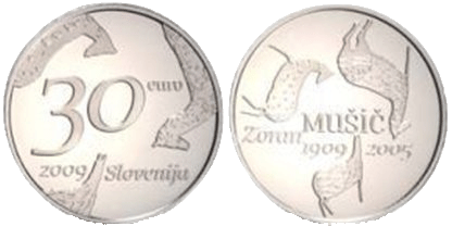 30 Euro Mušič Slowenien 