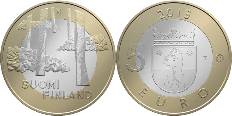 5 Euro Satakunta Finnland 