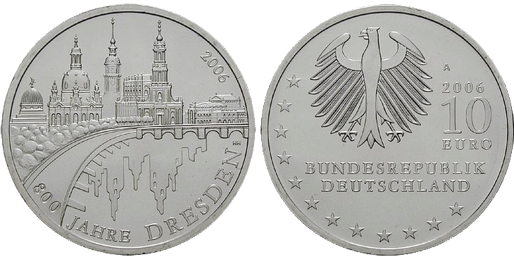 10 Euro Dresden Deutschland 
