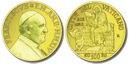 100 Euro Markus Vatikan 
