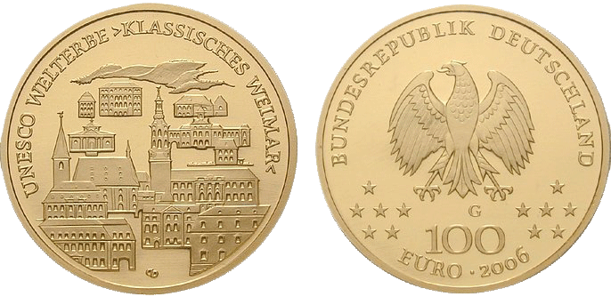 100 Euro Weimar Deutschland 