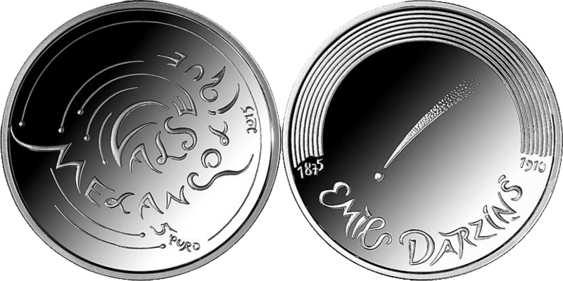5 Euro Darzins Lettland 