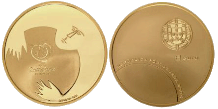 8 Euro Gold Torwart Portugal 