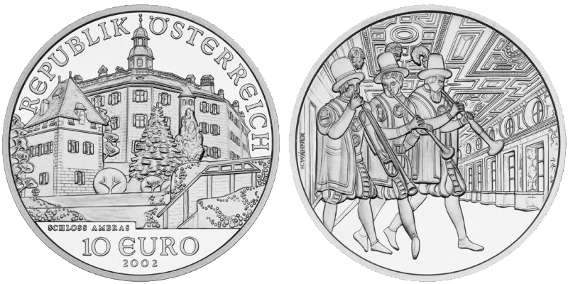 10 Euro Ambras Österreich 