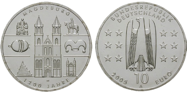 10 Euro Magdeburg Deutschland 