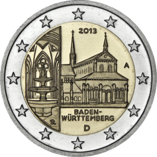 2 Euro Kloster Maulbronn Deutschland 2013