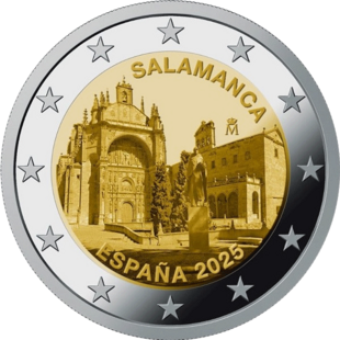 2 Euro Salamanca Spanien 2025