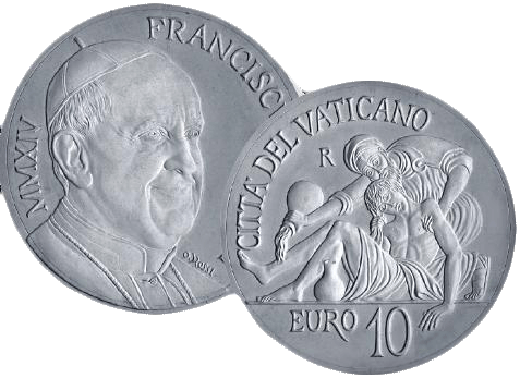 10 Euro Kommunikationsmittel Vatikan 
