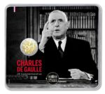 2 Euro Charles de Gaulle Coincard