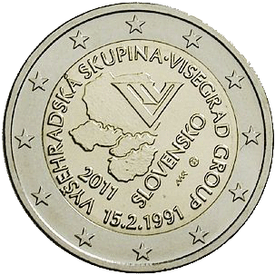 2 Euro Visegrád-Gruppe Slowakei 2011