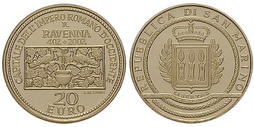 20 Euro Ravenna San Marino 
