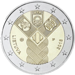 2 Euro Unabhängigkeit Litauen 2018