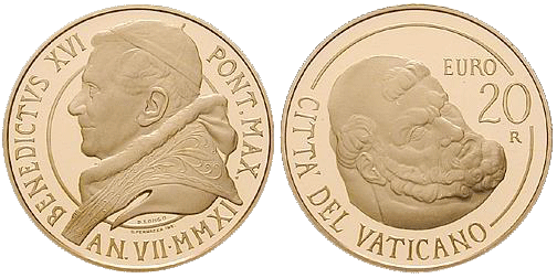20 Euro Petrus Vatikan 