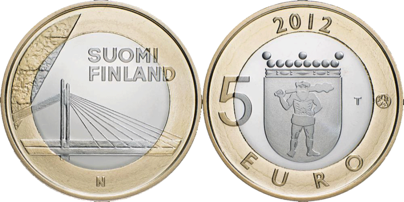 5 Euro Lappland Finnland 