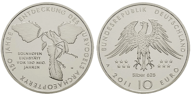 10 Euro Archaeopteryx Deutschland 