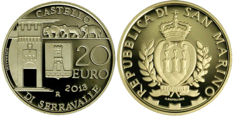 20 Euro Serravalle San Marino 