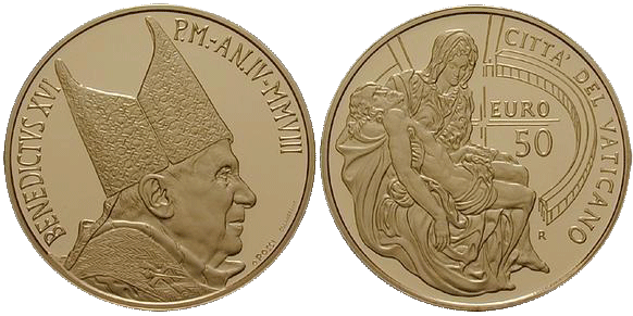 50 Euro Pietà Vatikan 