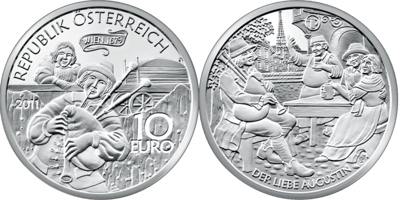 10 Euro Augustin Österreich 