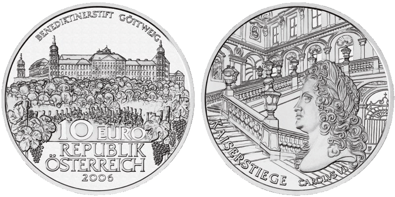 10 Euro Göttweig Österreich 