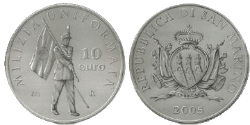 10 Euro Volkswehr San Marino 