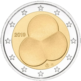 2 Euro Finnische Verfassung Finnland 2019